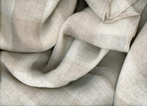 sand check fabric close up